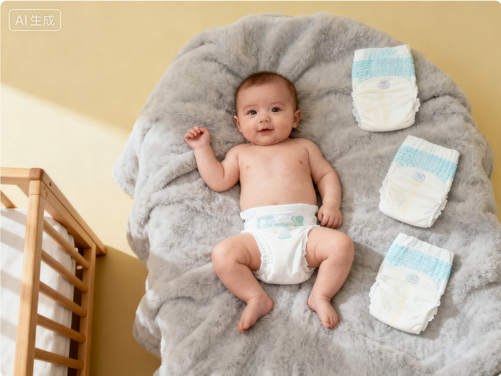 baby in newborn SIze diapers baby in newborn SIze diapers