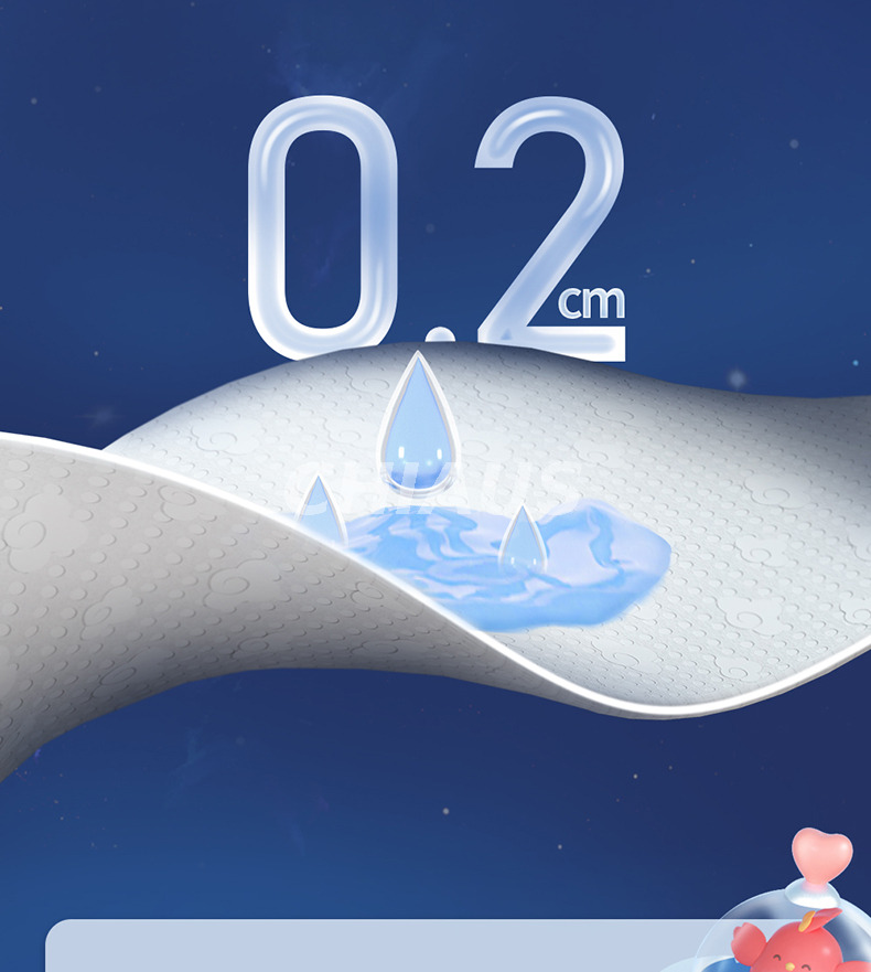 ultra thin core baby diapers couches pour bébés à noyau ultra fin