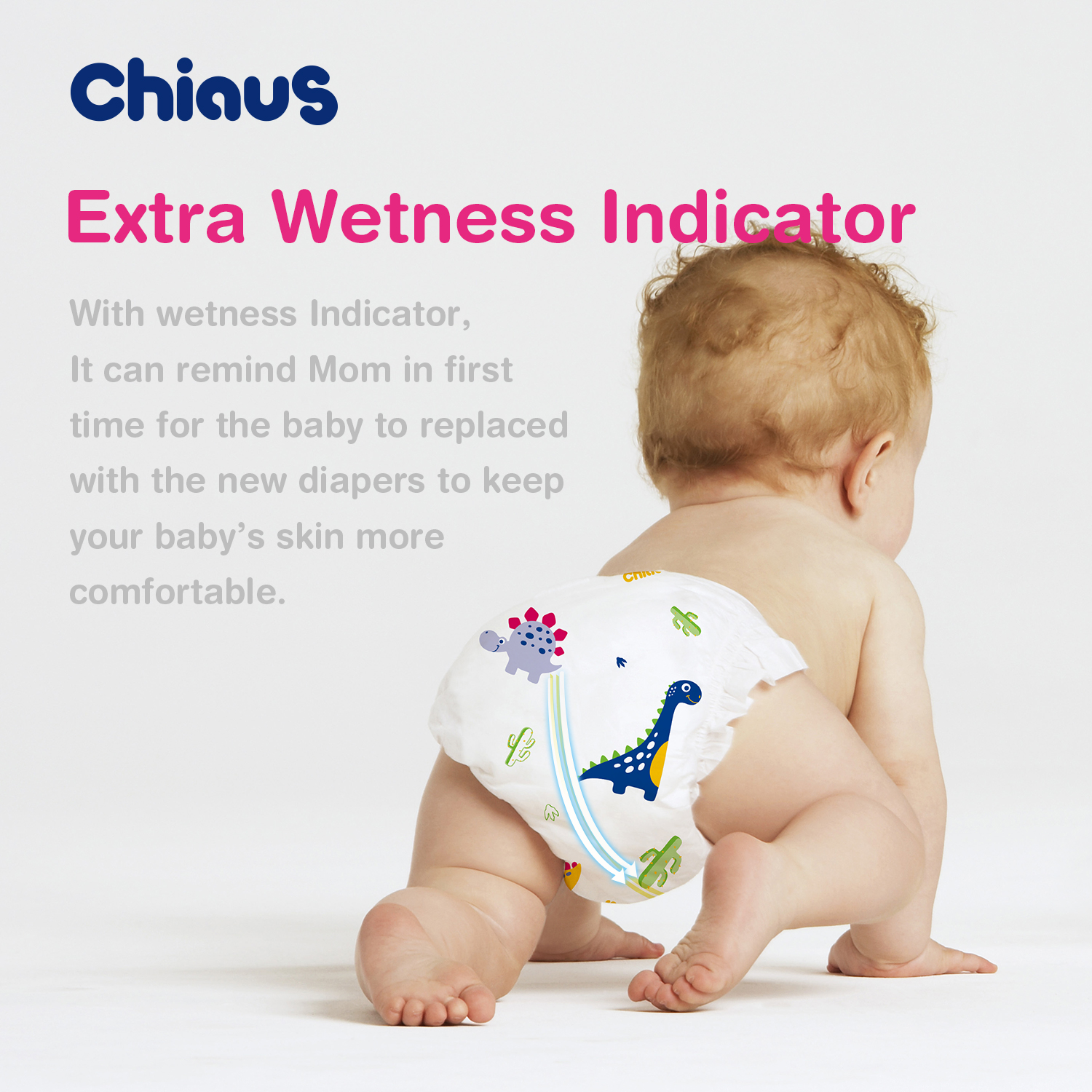 wetness indicator in the diapers that can tell you babys state