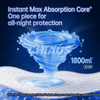 1800 ml high absorption that provide more safety overnight