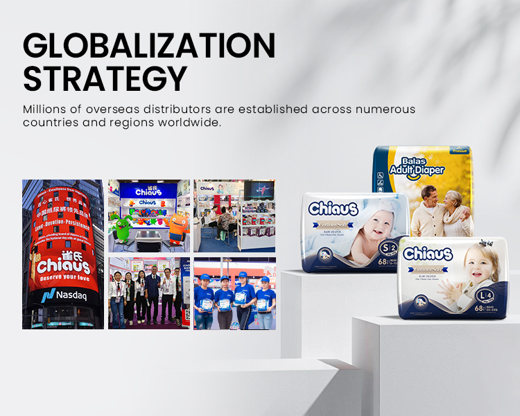 chiaus diapers have worked with overseas partners