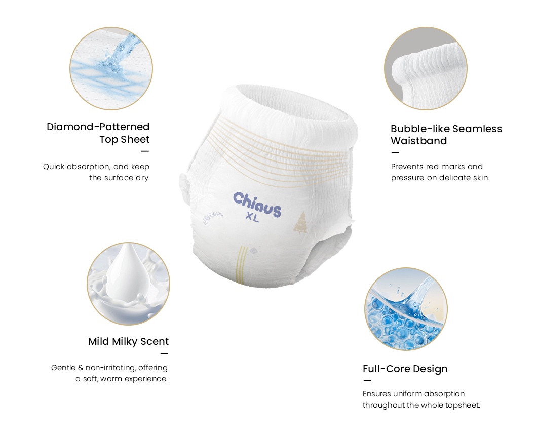 Main features of QL09 baby pull up pants