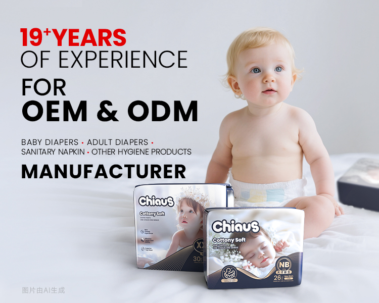 chiaus diapers manufacturer with more than 19 year experiences of OEM/ODM diapers