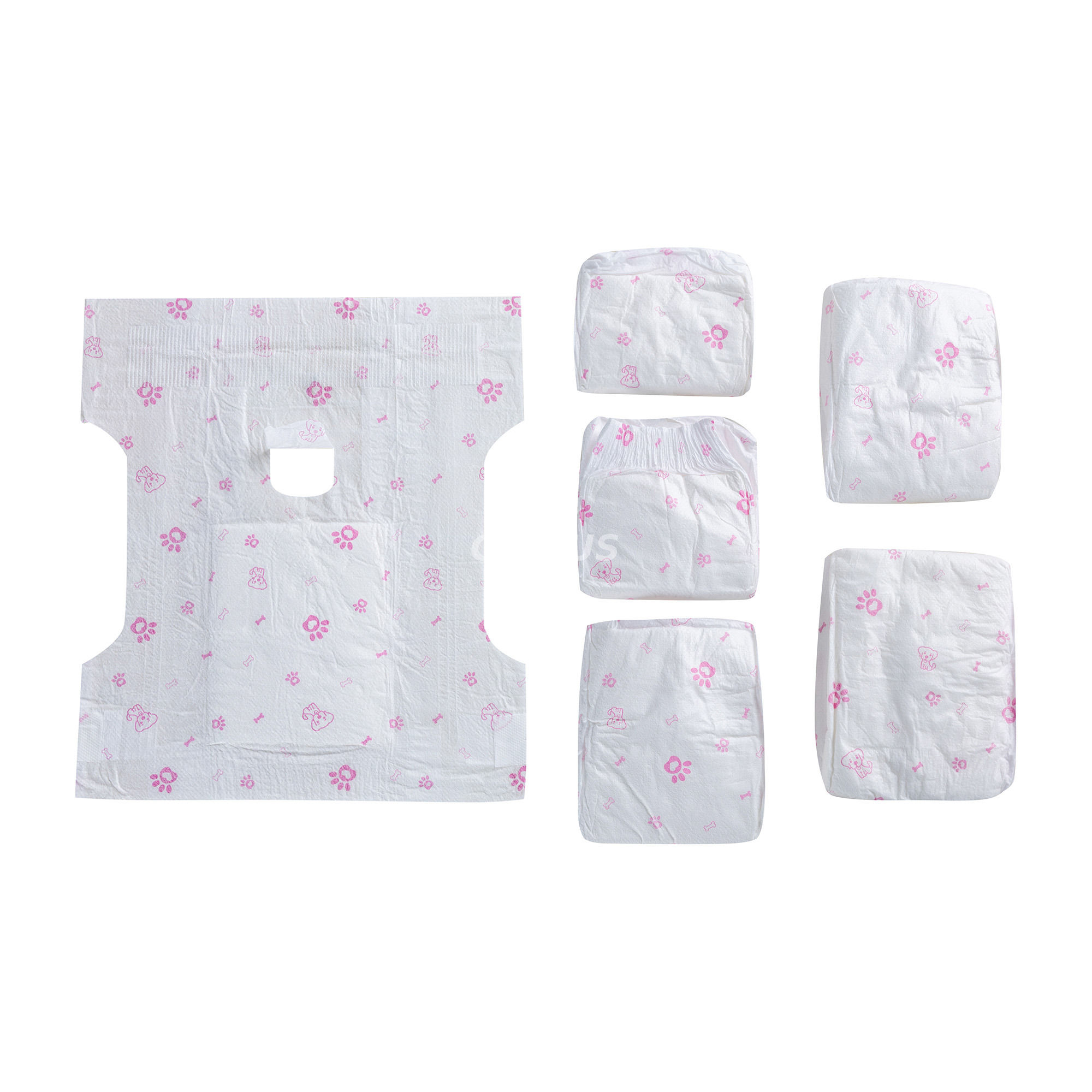 disposable female dog diapers detail display