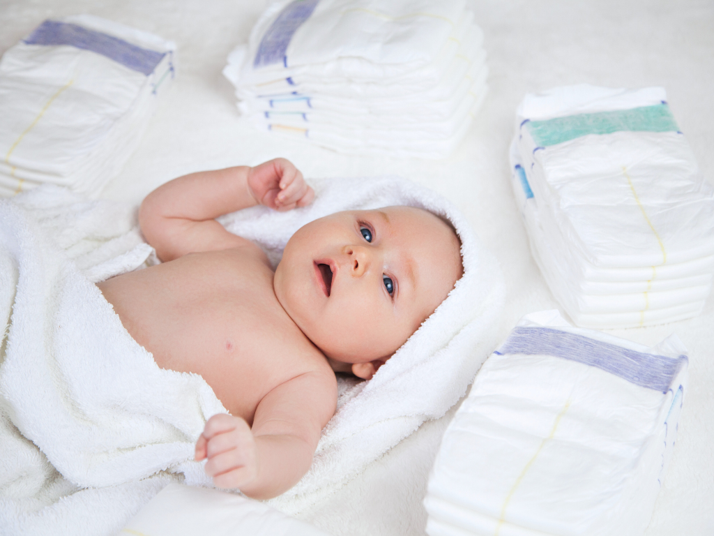 baby diapers degredable on Europea marketing