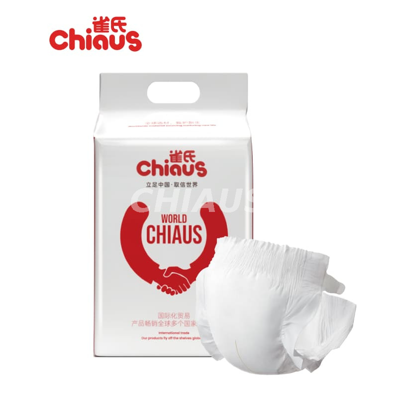 QY15 organic baby diapers packaging and prodcut display