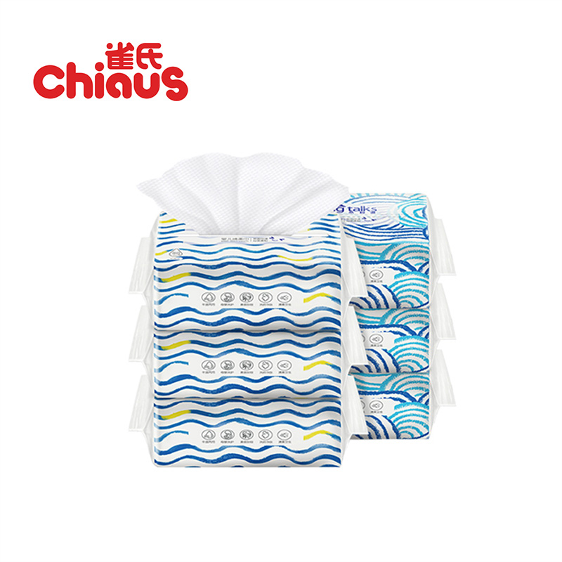Chiaus Disposable Skin Friendly Cotton Tissues Dry And Wetness Use