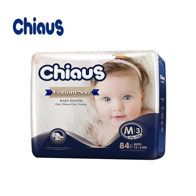 Chiaus Cottony puha közepes méretű baba pelenkák nagykereskedelme Kínából