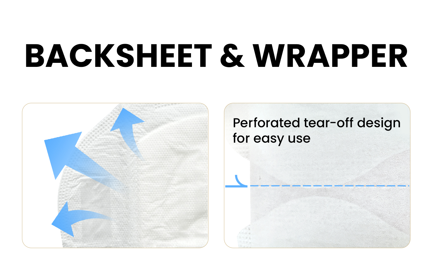 6、backsheet and wrapper 6、backsheet and wrapper