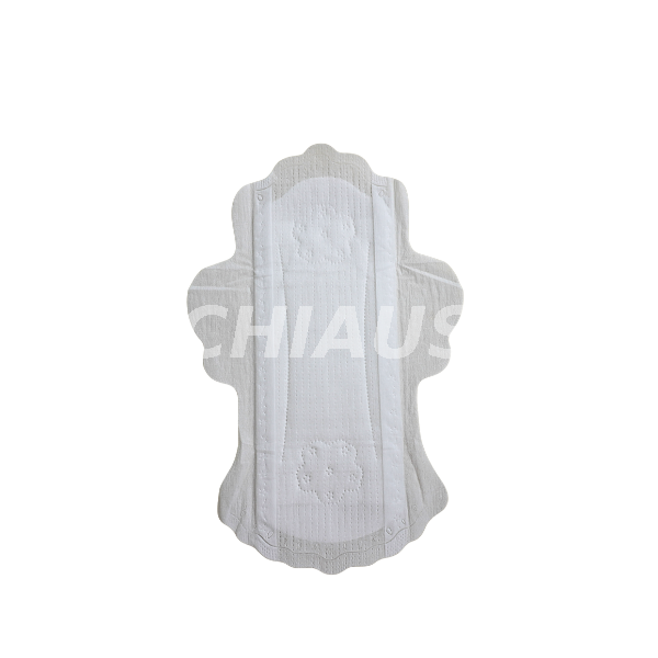 Ultra soft sanitary pad with vertical perforated breathable topsheet for feminine hygiene
