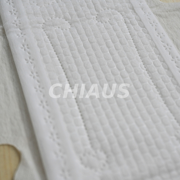 Toallas sanitarias ultrafinas de perlas con n&uacute;cleo absorbente flotante 3D flexible