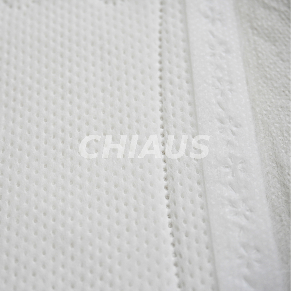 soft nonwoven topsheet with micro perforated design for sanitary pad