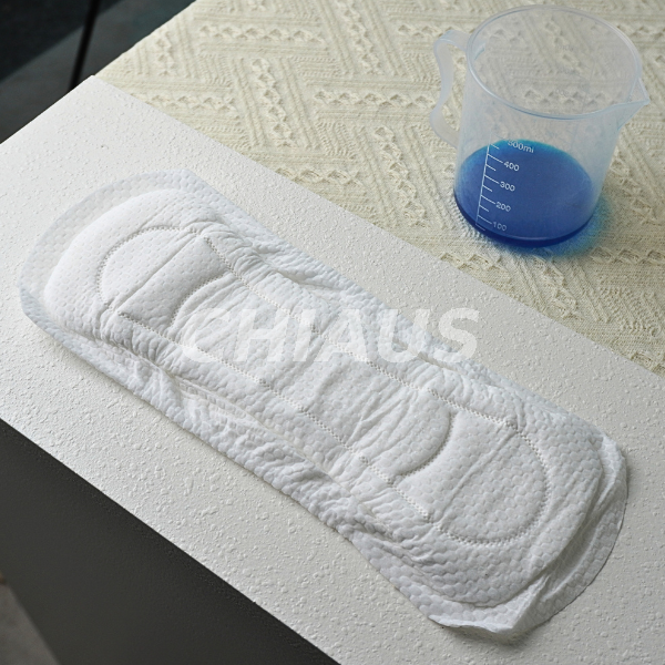 rectangular incontinence pads with 350-400ml absorbency capacity