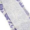 the details of the panty liner topsheet-plain wave with flowers embossing