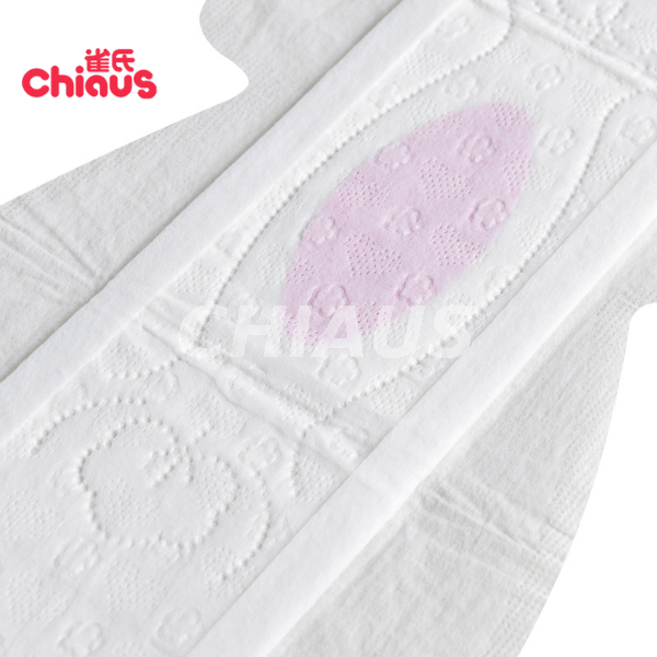 Pads with gentle nonwoven topsheet designed for sensitive skin.